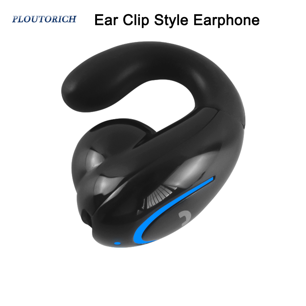 Wired Earphone Lightning - หูฟังบลูทูธสไตล์คลิปหูอายุการใช้งานแบตเตอรี่ยาวนาน IPX4 กันน้ําน้ําหนักเบาหูฟังฟังเพลงชุดหูฟังกีฬาใช้