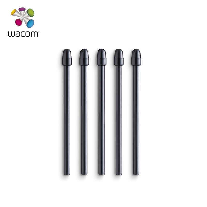 Wacom Tablet Accessories - 5ชิ้น/แพ็ค Original Wacom สีดำ Pulpen STANDAR