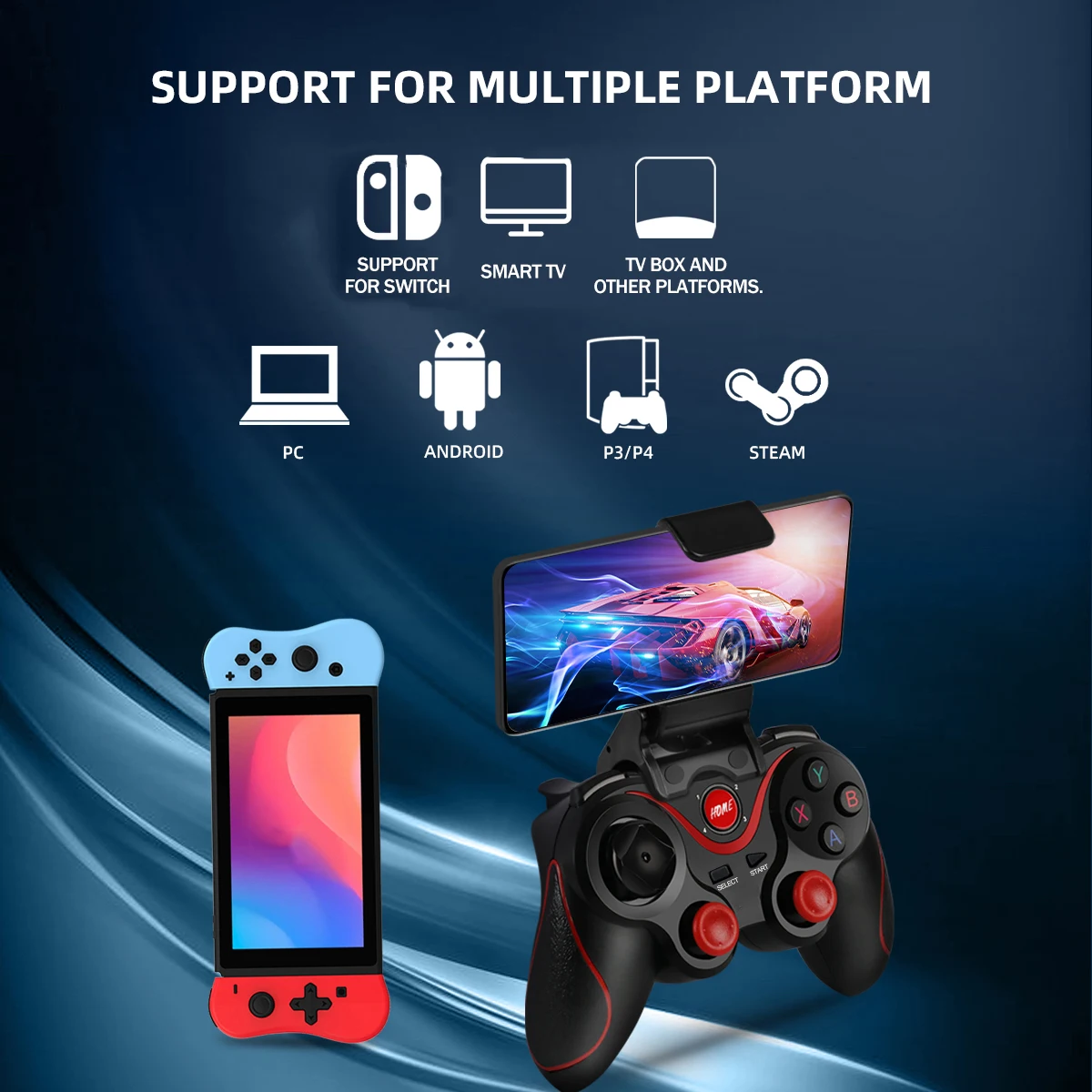 GAMINJA ไร้สายบลูทูธ Gamepad P - Android Tablet Gaming Accessories บทวิจารณ์และราคา