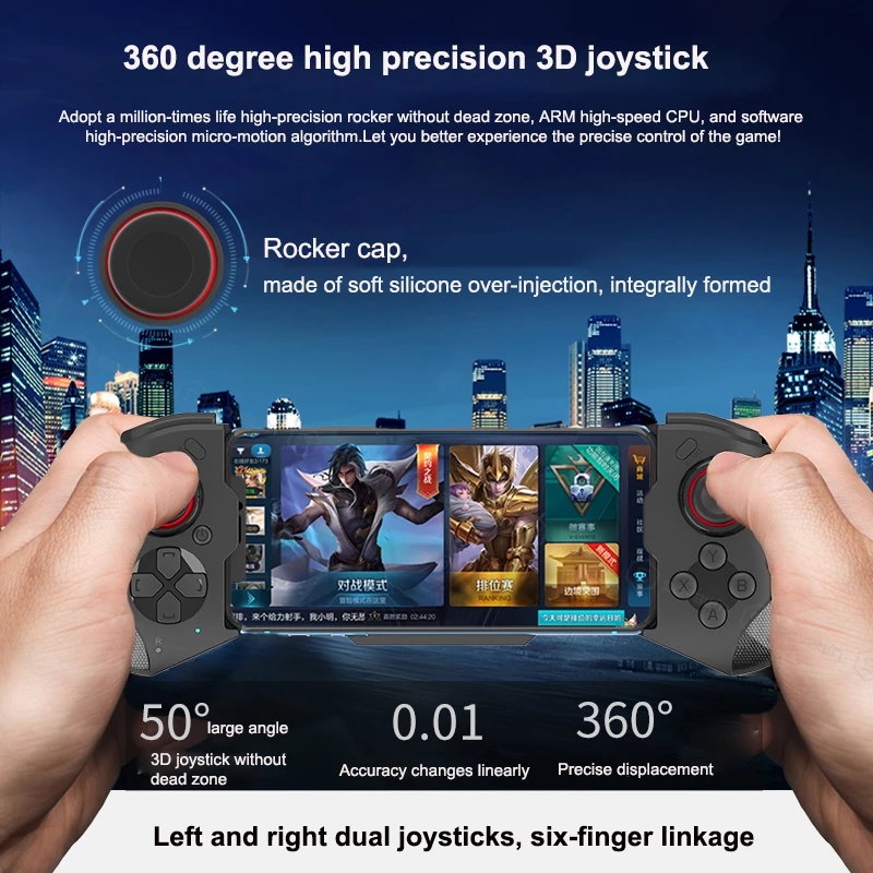 โทรศัพท์มือถือGamepadจอยสติ๊กส - Android Tablet Gaming Accessories บทวิจารณ์และราคา