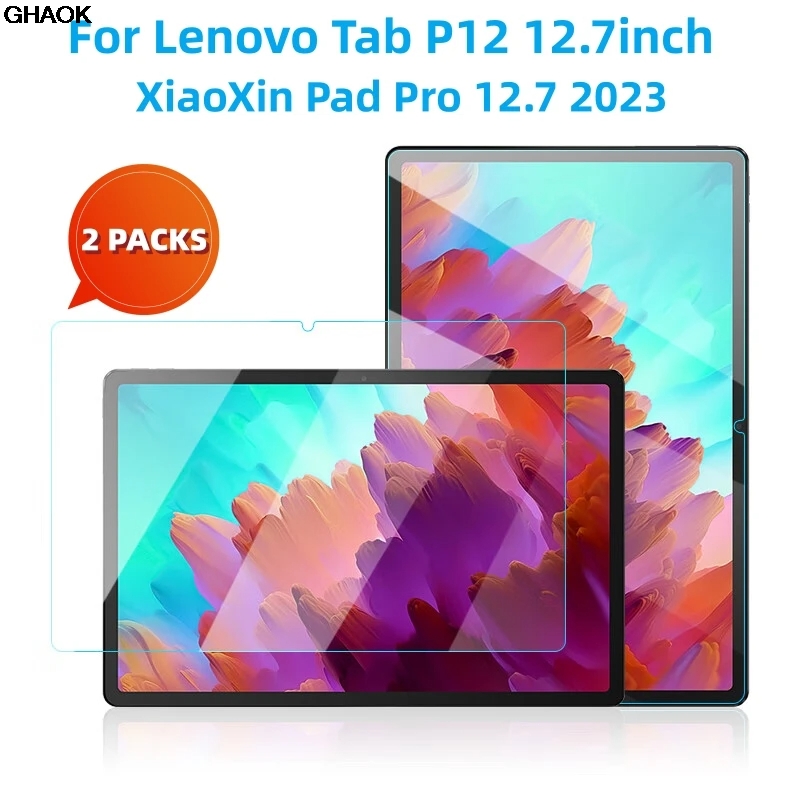 2 ชิ้นกระจกนิรภัยตัวป้องกันหน้ - Lenovo Tablet P12 Accessories บทวิจารณ์และราคา