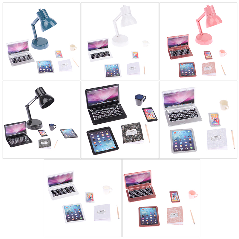 6/7ชิ้น/เซ็ต1:12บ้านตุ๊กตาขนาด - Tablet Accessories For Kids บทวิจารณ์และราคา